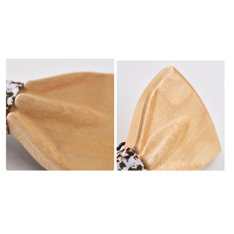4er-Set modische 3D-Design Holz-Fliegen für Männer