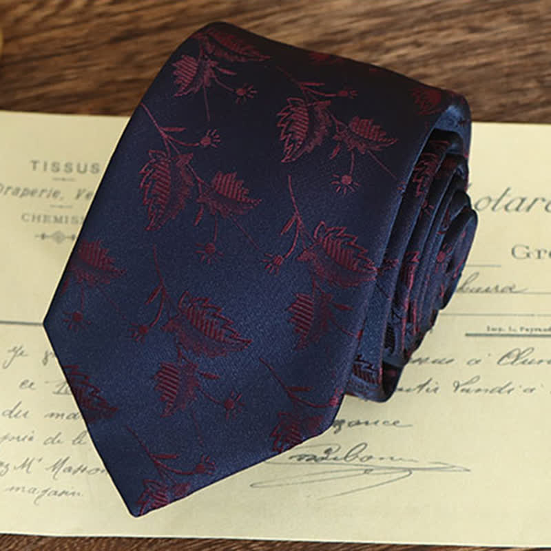 Krawatte mit Blumenmuster im Vintage-Stil für Herren - image 20