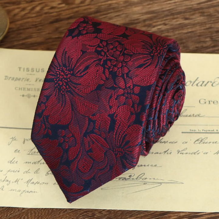 Krawatte mit Blumenmuster im Vintage-Stil für Herren - image 17