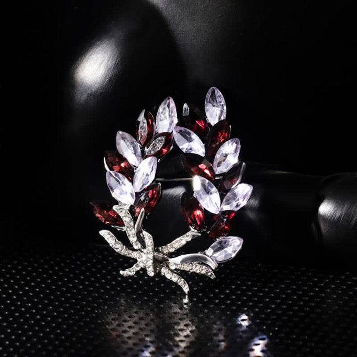 Luxus Weizenähren-Bouquet-Brosche für Frauen
