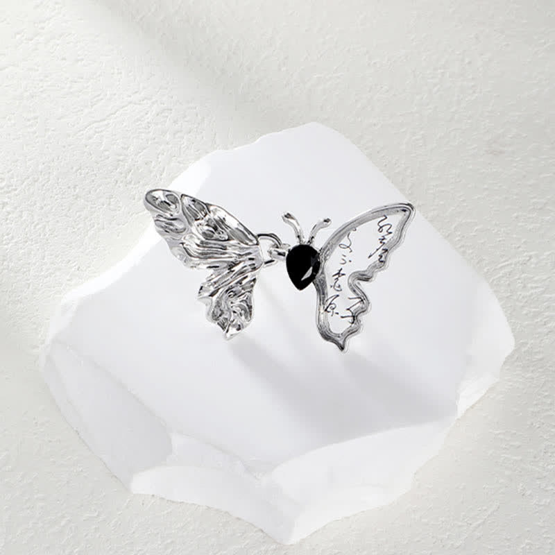 Frauen Schmetterling Abnehmbarer Knopf-Pins Jeans Gürtelclip - image 6