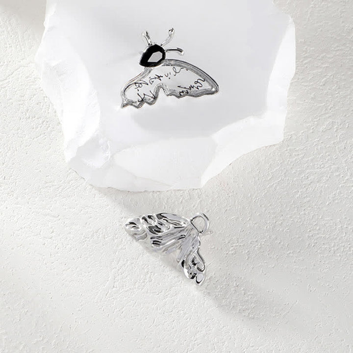 Frauen Schmetterling Abnehmbarer Knopf-Pins Jeans Gürtelclip - image 7