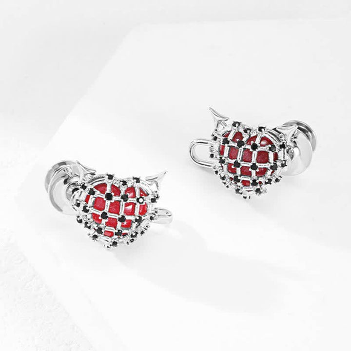 Damen-Little-Red-Devils-Knopf-Jeans-Gürtelschnalle - image 5