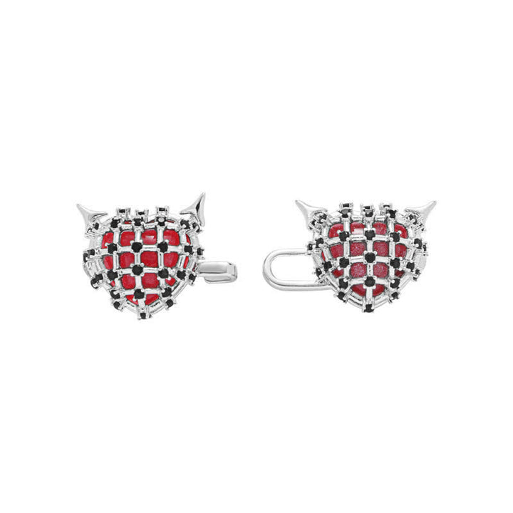 Damen-Little-Red-Devils-Knopf-Jeans-Gürtelschnalle - Teufel - image 0