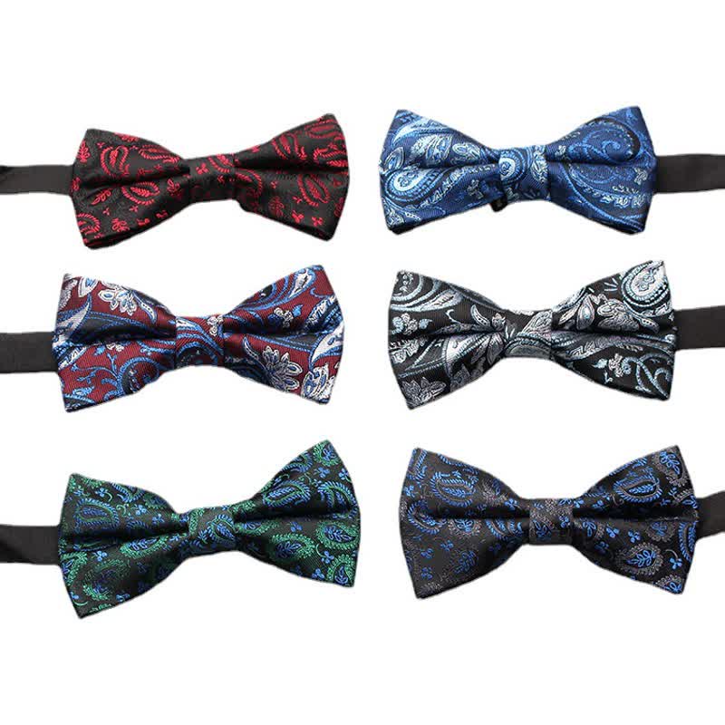 Mit Paisley-Muster Jacquard-Klassische Fliege für Herren
