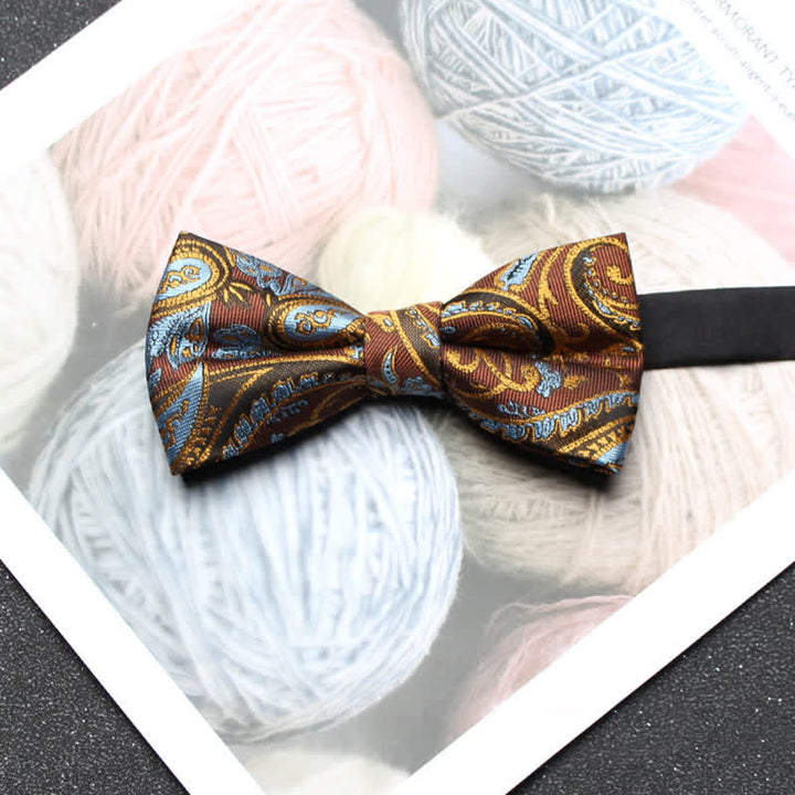 Mit Paisley-Muster Jacquard-Klassische Fliege für Herren