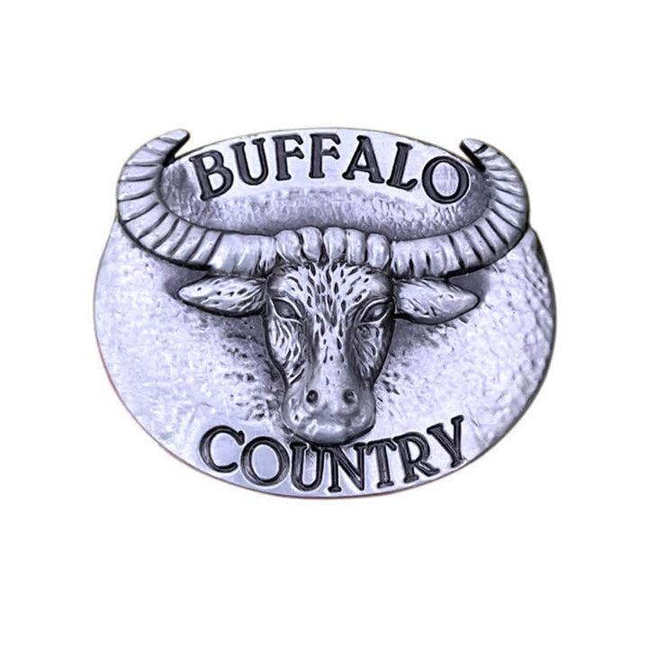 Herren DIY Buffalo Country Schnallenledergürtel