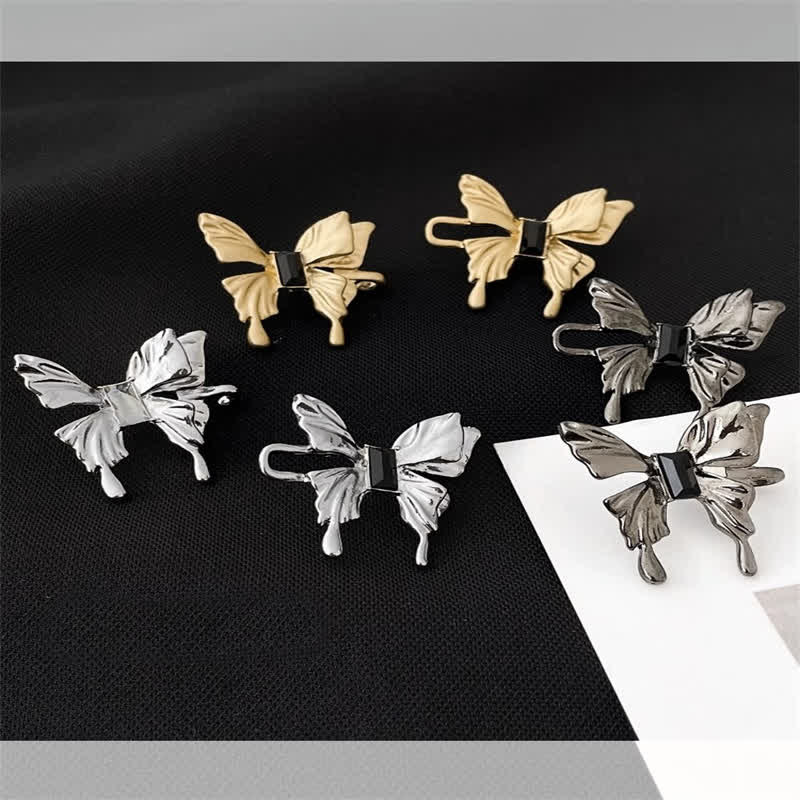 Gürtelschnalle mit abnehmbarer Jeansknopf für Frauen mit Schmetterling-Motiv - image 2