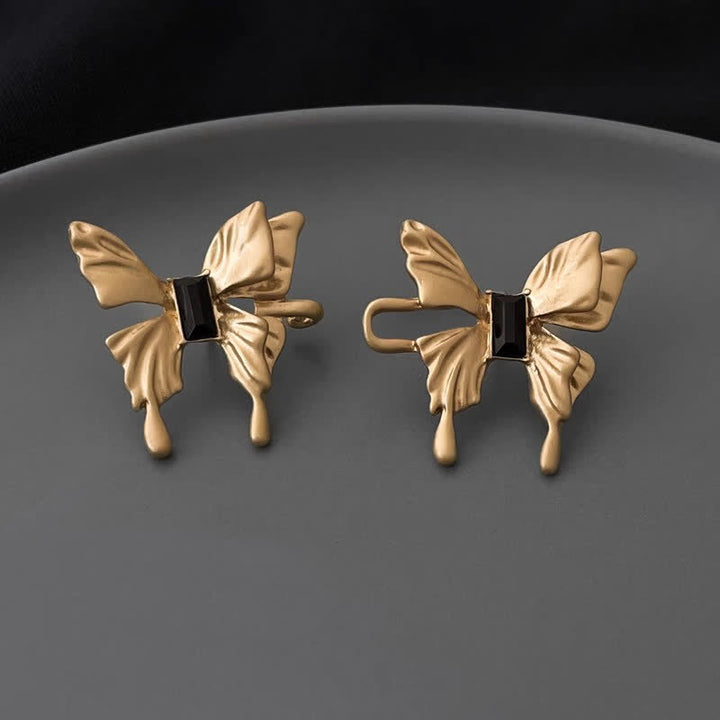 Gürtelschnalle mit abnehmbarer Jeansknopf für Frauen mit Schmetterling-Motiv - Gold - image 6