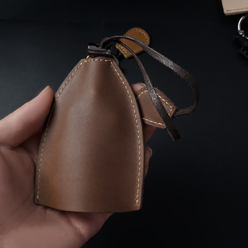 Echtes Leder Lagerungstasche ausziehbares Schlüsselfach - image 3