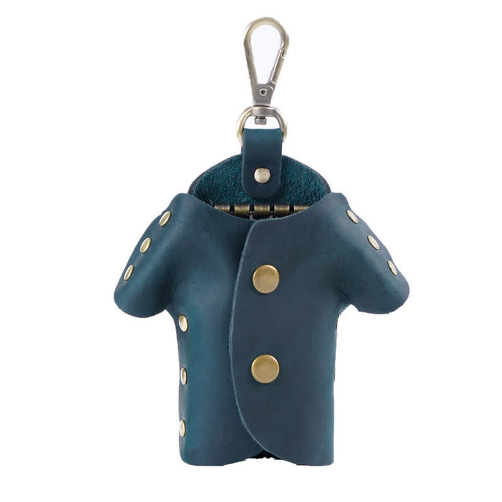 Kreatives, niedliches schlüsselförmiges Lederschlüsselgehäuse - Blau - image 15