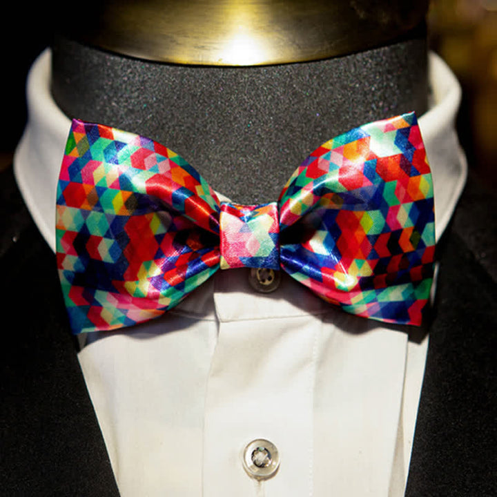 Kaleidoskop Dazzle Bunte bedruckte Fliege für Herren