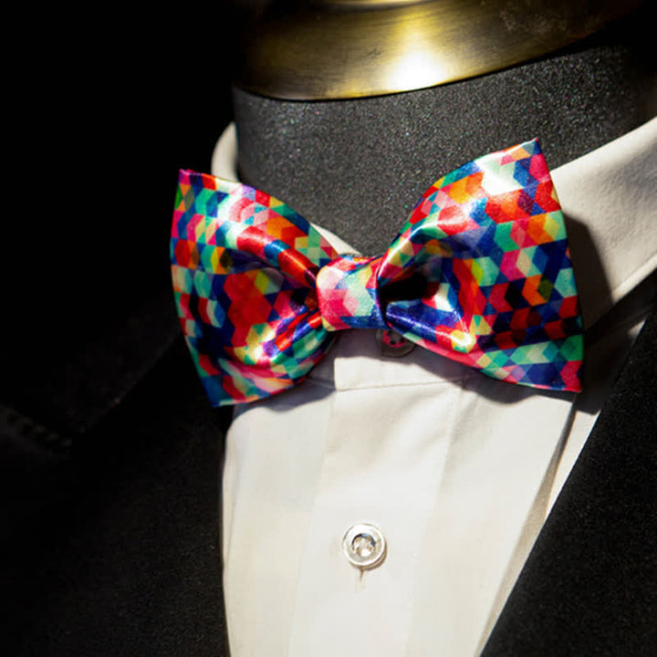 Kaleidoskop Dazzle Bunte bedruckte Fliege für Herren