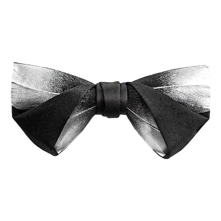 Herren Gradient Starry Galaxy Feather Fliege
