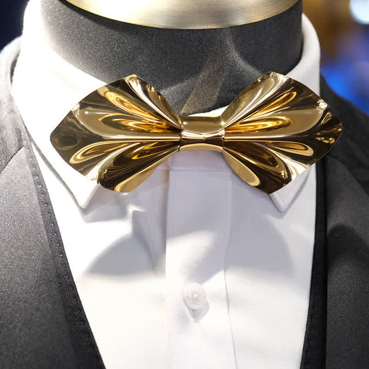 Herren Zukunft Helle Gold &amp; Silber Fliege