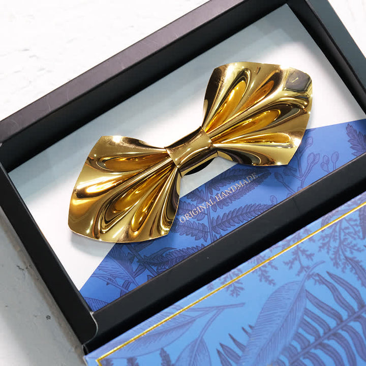 Herren Zukunft Helle Gold &amp; Silber Fliege