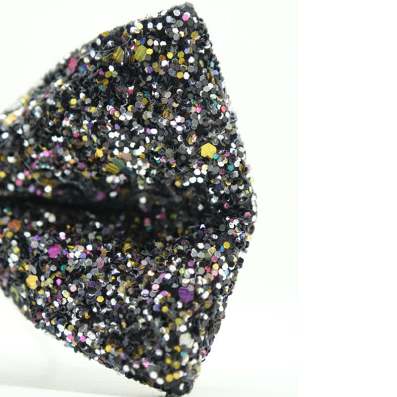 Funkelnde, farbenfrohe Herrenfliege mit Strass