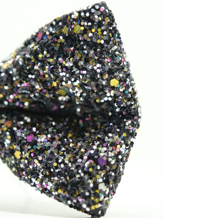 Funkelnde, farbenfrohe Herrenfliege mit Strass