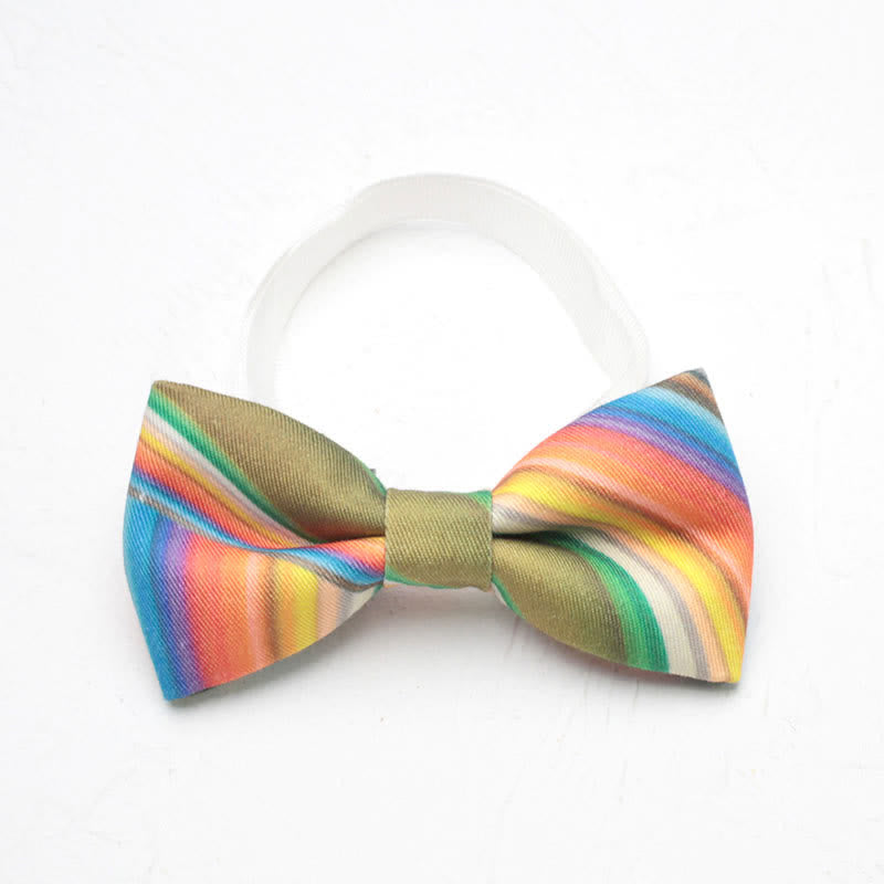 Herren Farbverlauf Bunte Regenbogen Einfach Fliege
