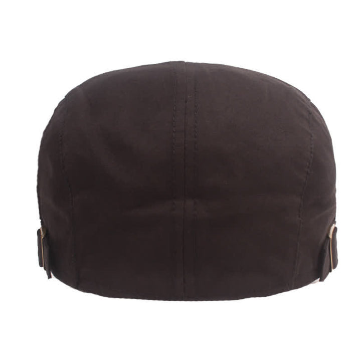 Stylischer Punk-Nieten-Newsboy-Barett-Hut