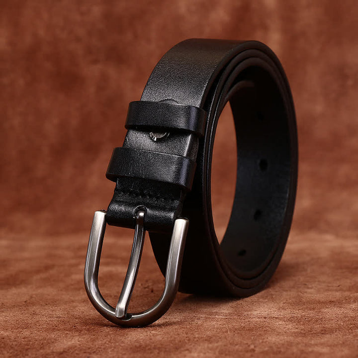 Metallnieten Modischer Schlanker Ledergürtel