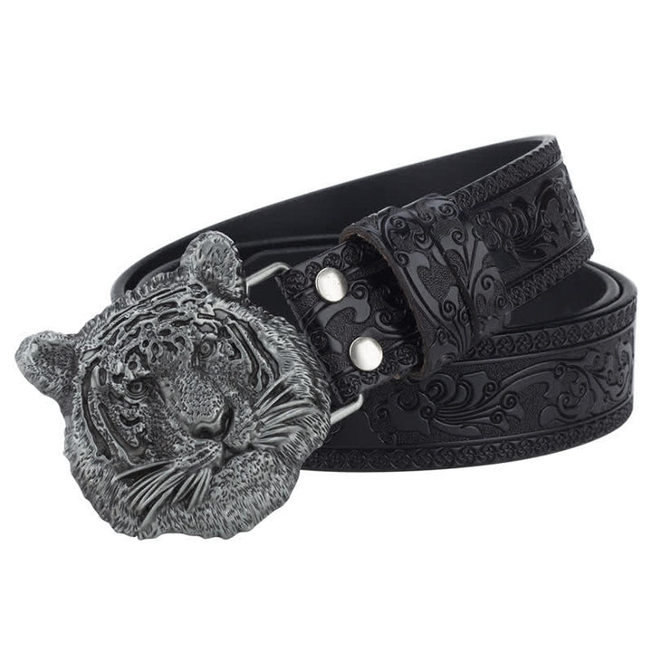 Toger Head Jeans dekorativer Western-Ledergürtel