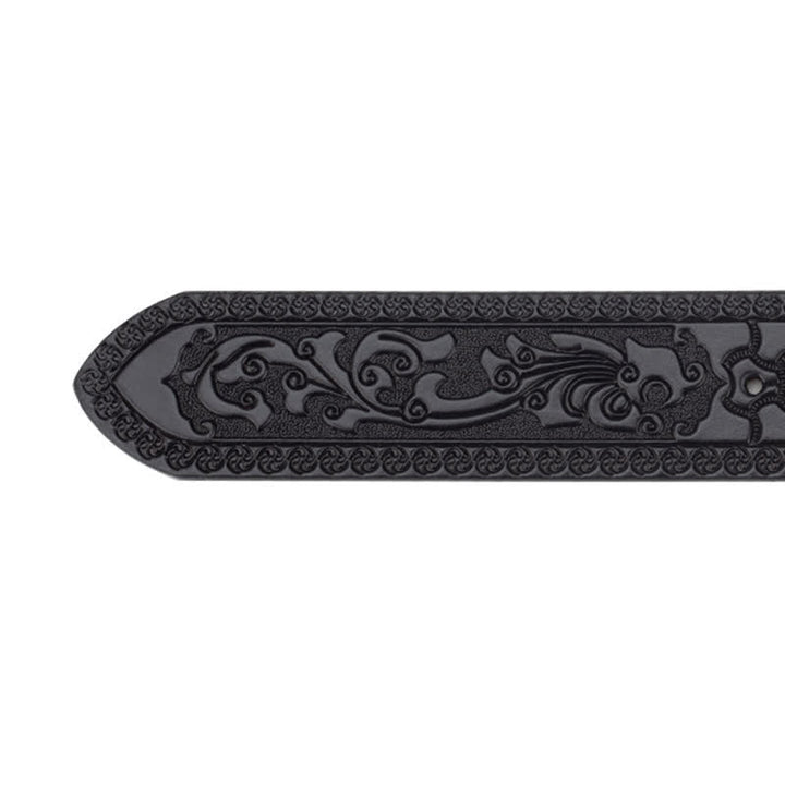 Toger Head Jeans dekorativer Western-Ledergürtel
