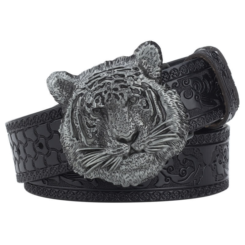 Toger Head Jeans dekorativer Western-Ledergürtel