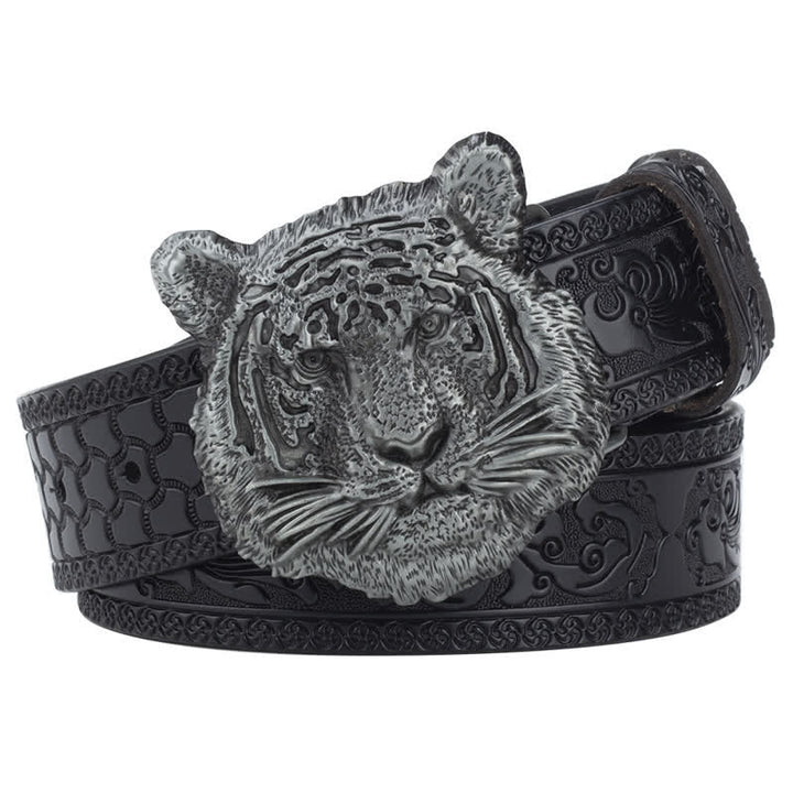 Toger Head Jeans dekorativer Western-Ledergürtel