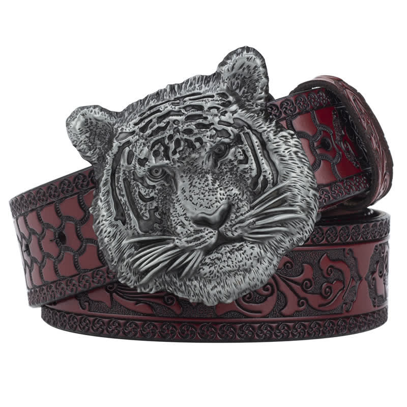 Toger Head Jeans dekorativer Western-Ledergürtel