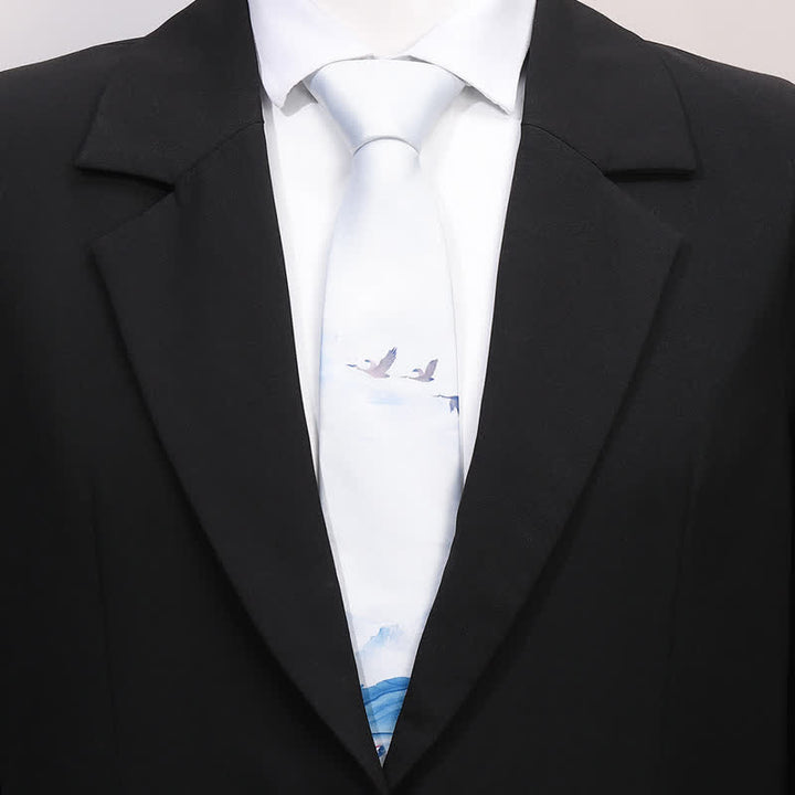 Männer's Spaß Tierdruck Business Slim Krawatte
