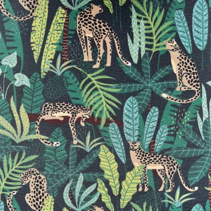 Männer Krawatte mit grüner getupfter Jaguar Rainforest - image 1