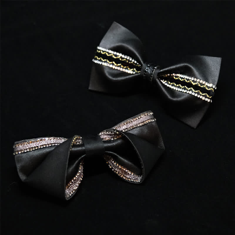 Herren Sea Of Stars Schwarze Strass-Fliege