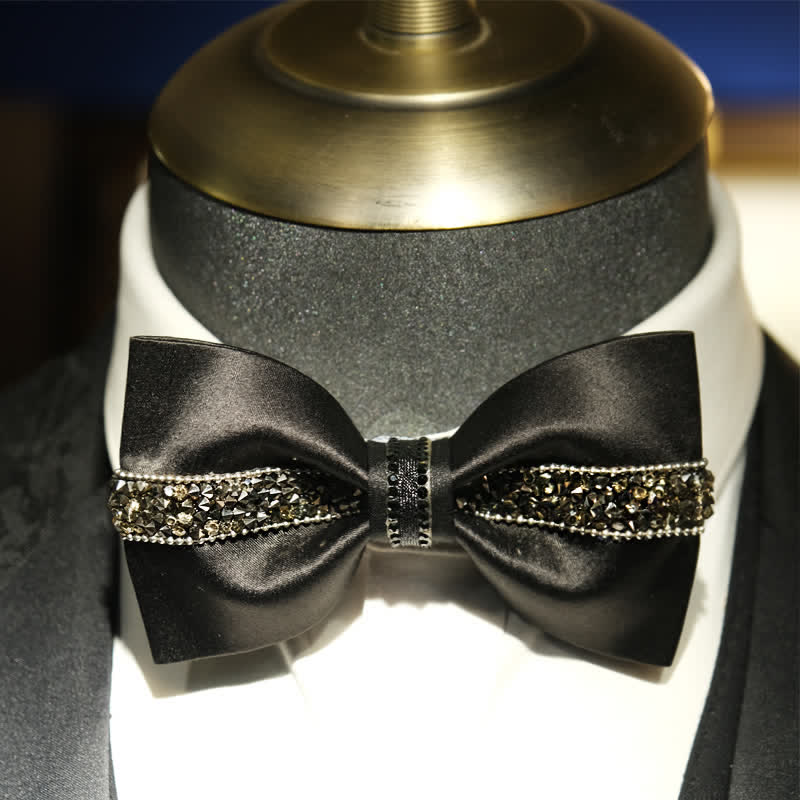 Herren Sea Of Stars Schwarze Strass-Fliege