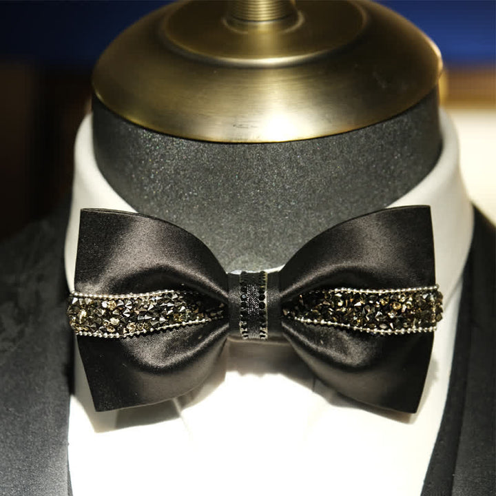 Herren Sea Of Stars Schwarze Strass-Fliege