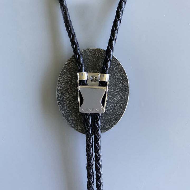 Vintage Rubin Western Indianer Totem Bolo Krawatte