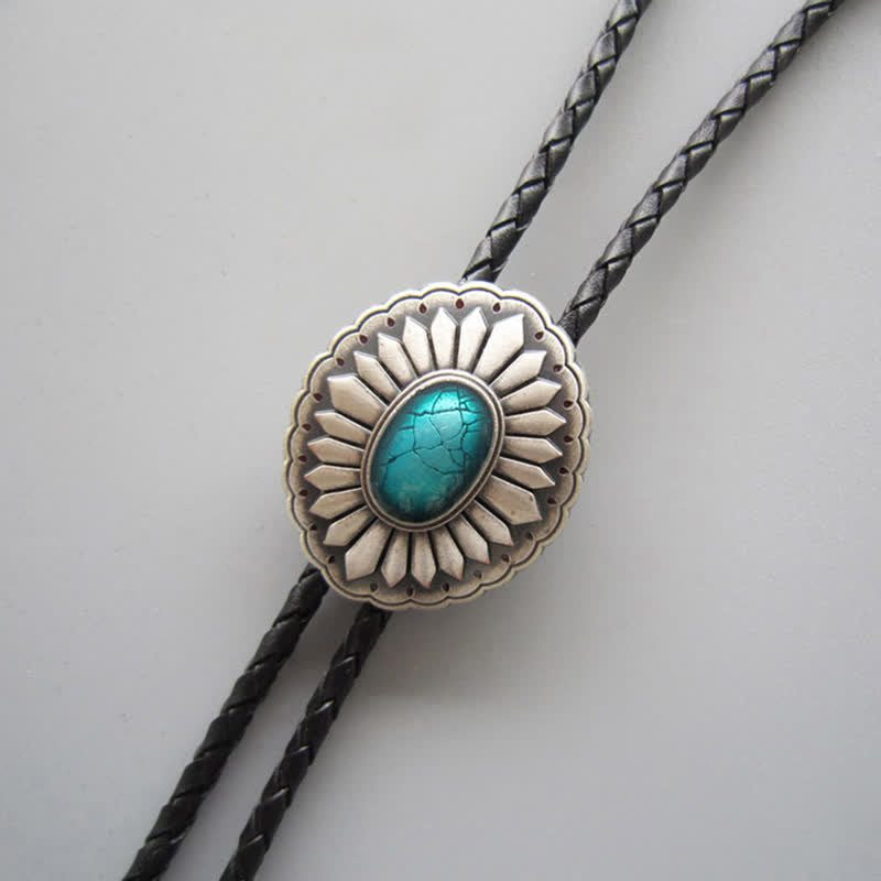 Sonneburst Türkis Western Accessoire Bolotie