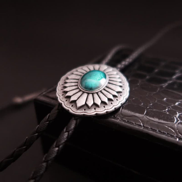 Sonneburst Türkis Western Accessoire Bolotie