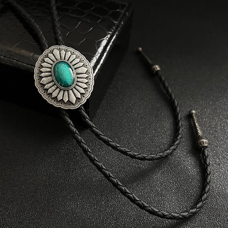Sonneburst Türkis Western Accessoire Bolotie