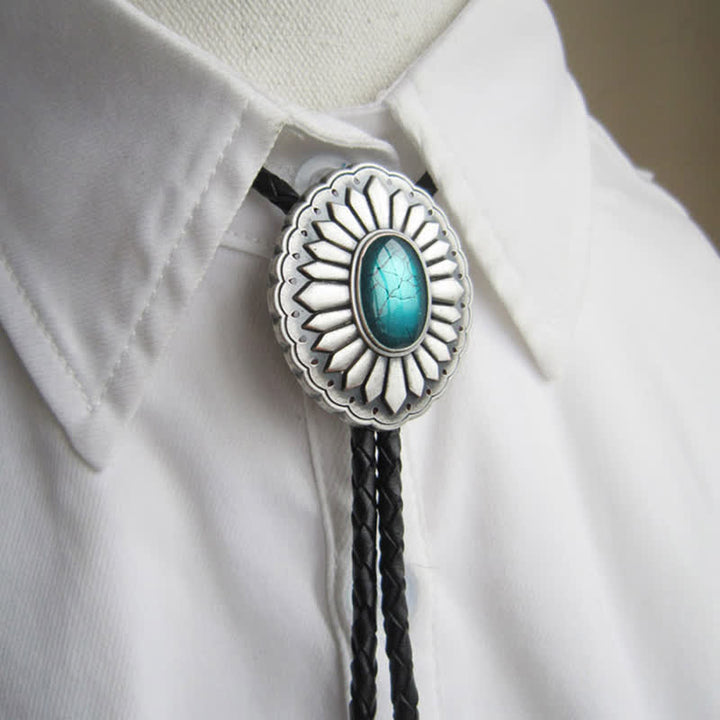 Sonneburst Türkis Western Accessoire Bolotie