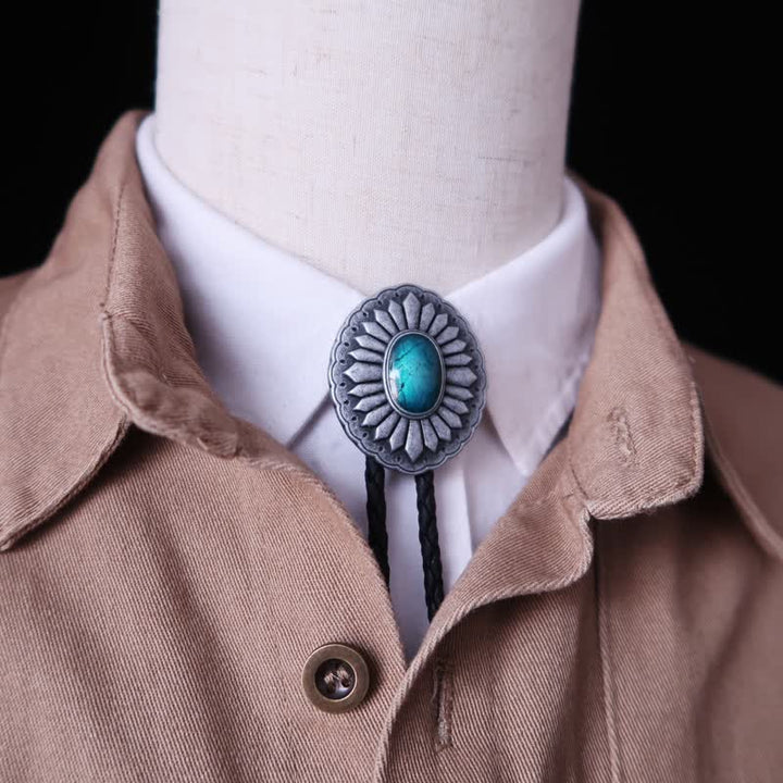 Sonneburst Türkis Western Accessoire Bolotie