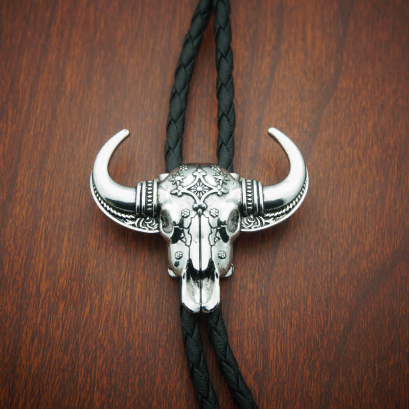 Bolotie mit Stierkopf des Country Texas Longhorn