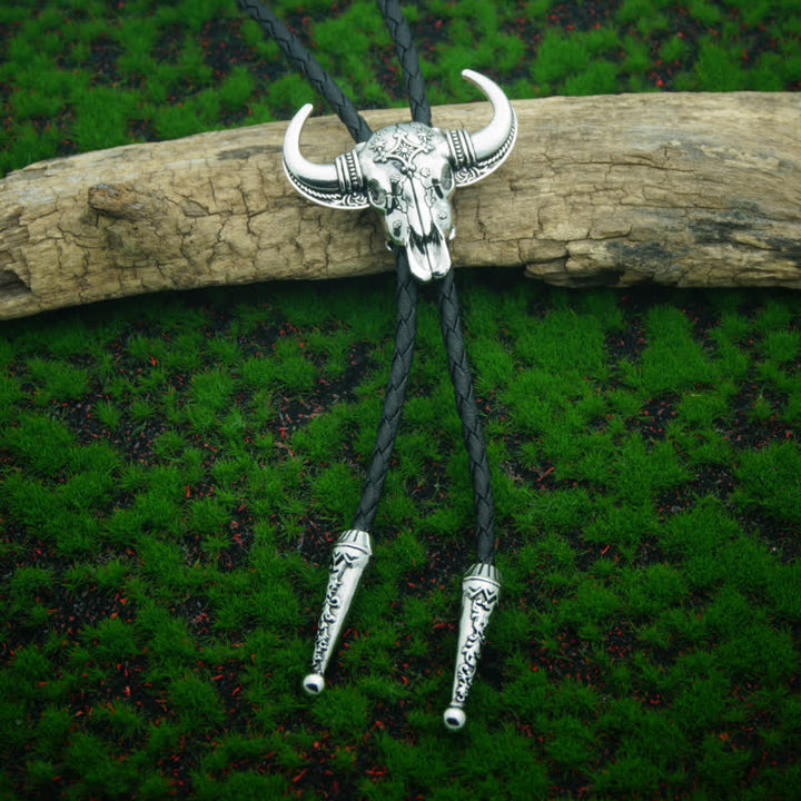 Bolotie mit Stierkopf des Country Texas Longhorn