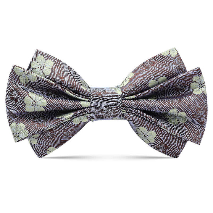 Luxuriöse Blumenkrawatte mit kleinem Gänseblümchen für Männer