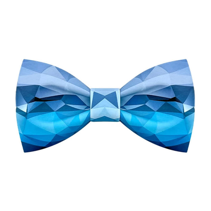 Herren Sky Blue geometrische Druckfliege