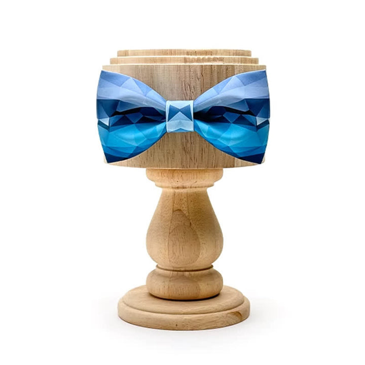 Herren Sky Blue geometrische Druckfliege