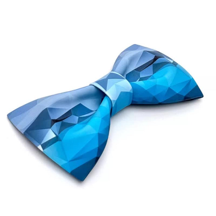 Herren Sky Blue geometrische Druckfliege
