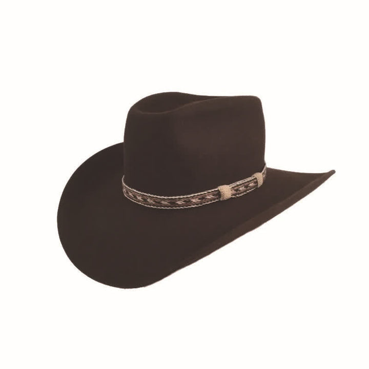 Western Classic Cowboyhut aus Wolle mit breiter Krempe