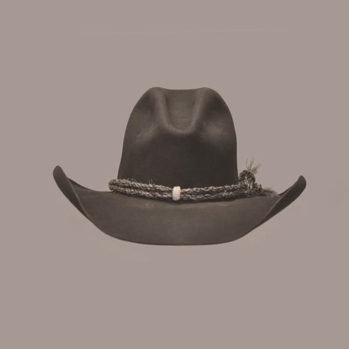 Fedora Woven Brim Western Woll-Cowboyhut