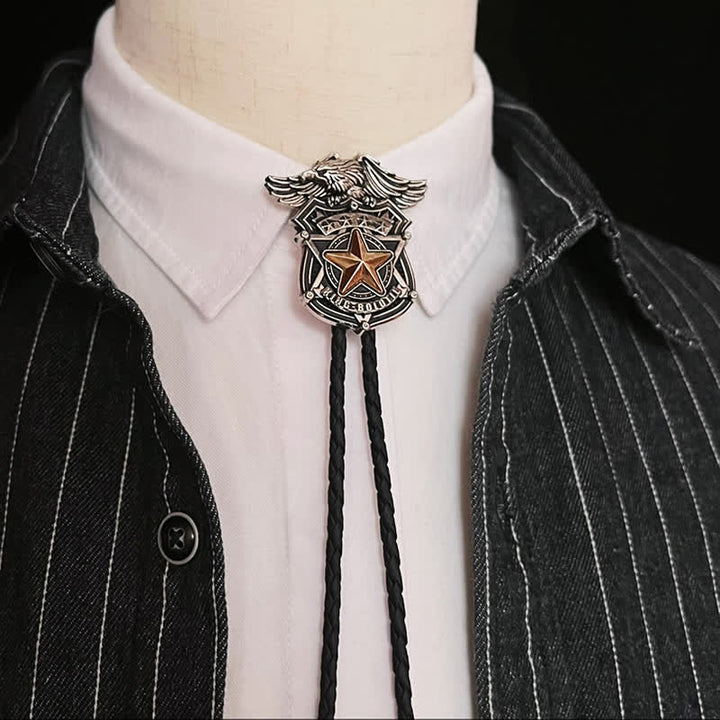Eagle Star Western Personalisierte Bolo Krawatte